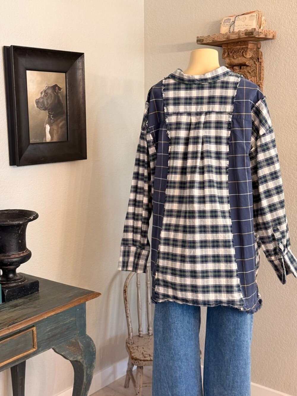 BDG (urban outfitters) Oversized Flannel BoyFriend Button Down Shirt - Picture 2 of 7